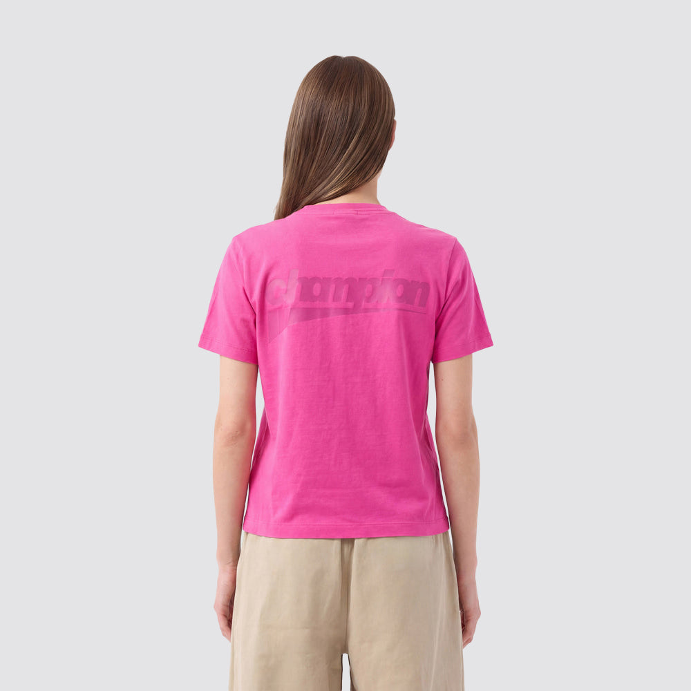 T-shirt donna champion girocollo cotone loose fit