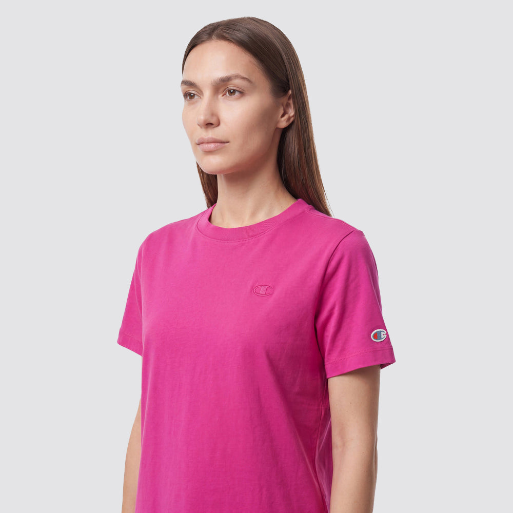 T-shirt donna champion girocollo cotone loose fit
