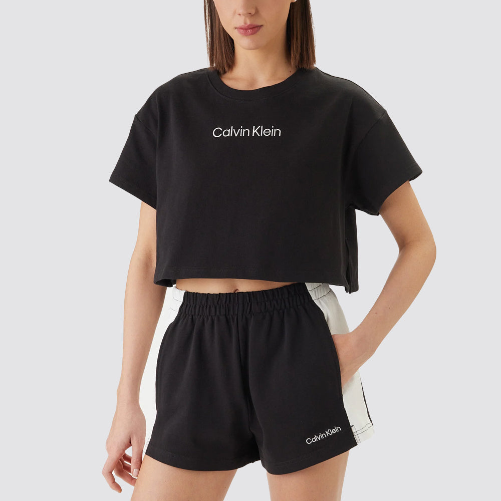 T-shirt donna cotone relaxed fit