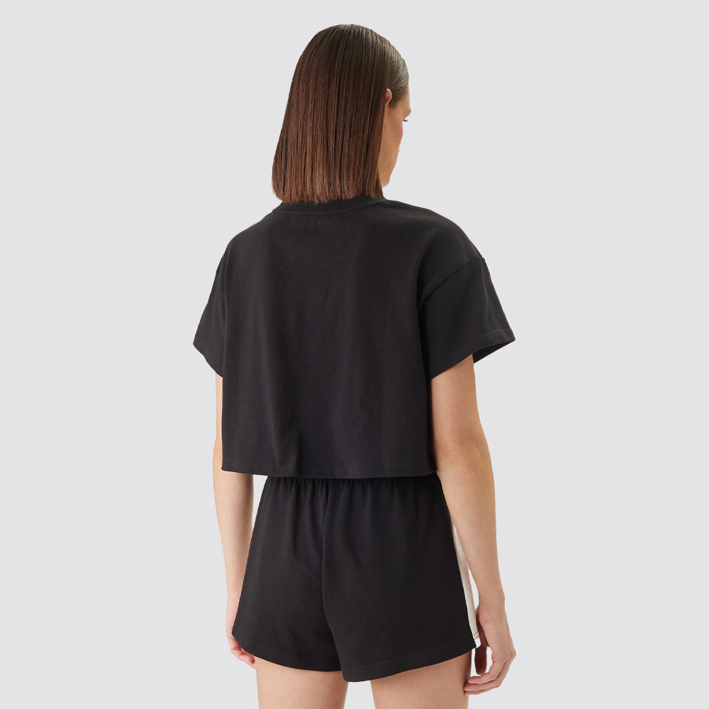 T-shirt donna cotone relaxed fit