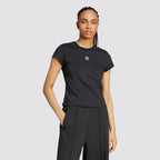 T-shirt donna cotone slim fit girocollo