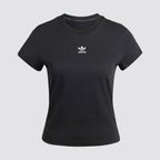 T-shirt donna cotone slim fit girocollo