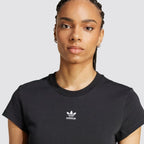 T-shirt donna cotone slim fit girocollo