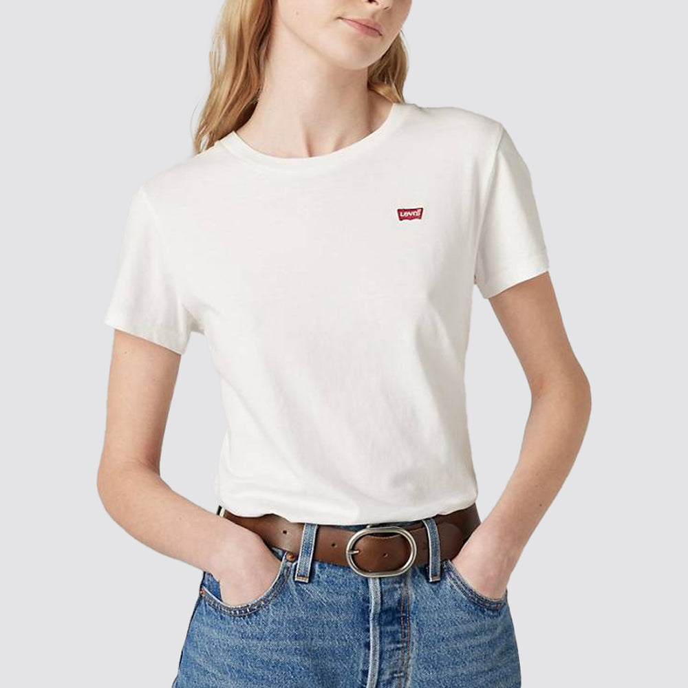T-shirt donna levi's the perfect tee bianca