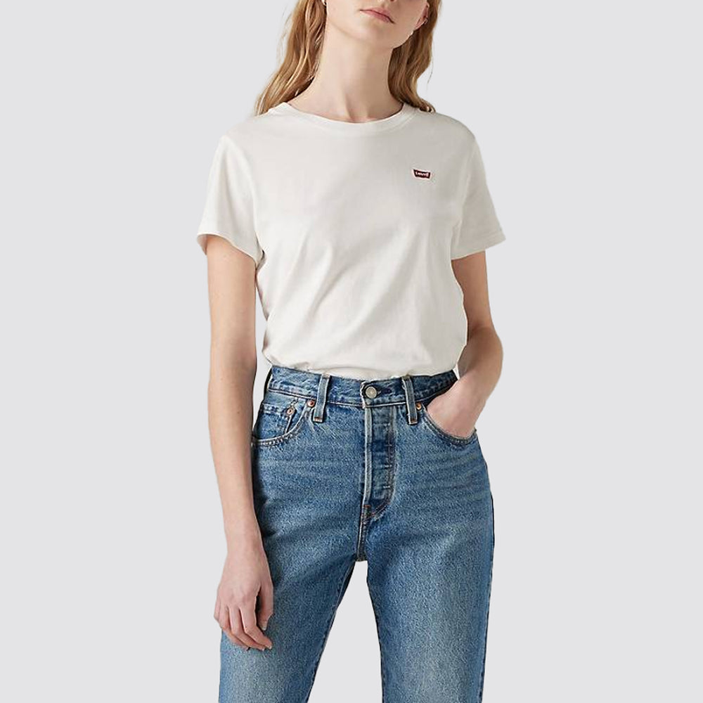 T-shirt donna levi's the perfect tee bianca