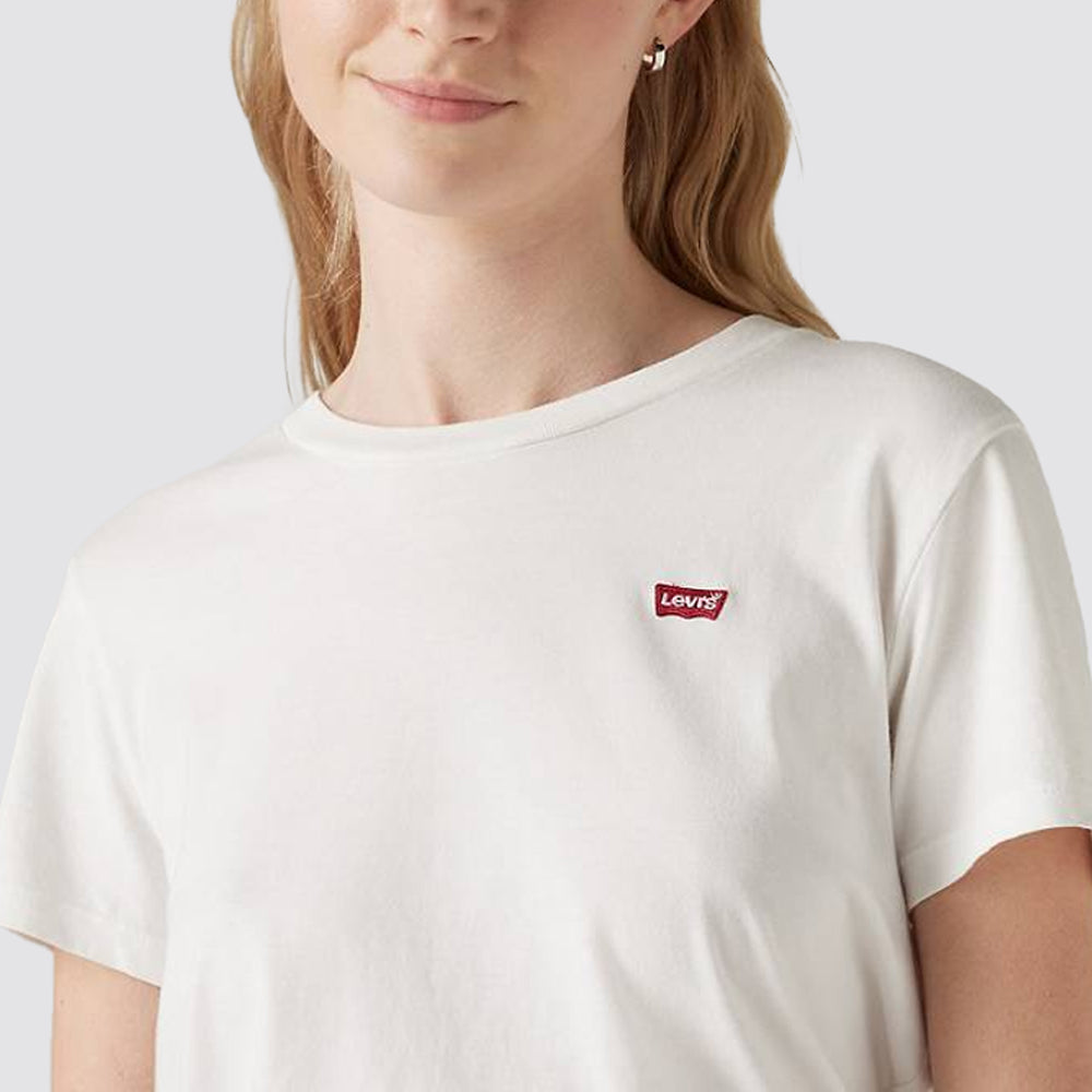 T-shirt donna levi's the perfect tee bianca