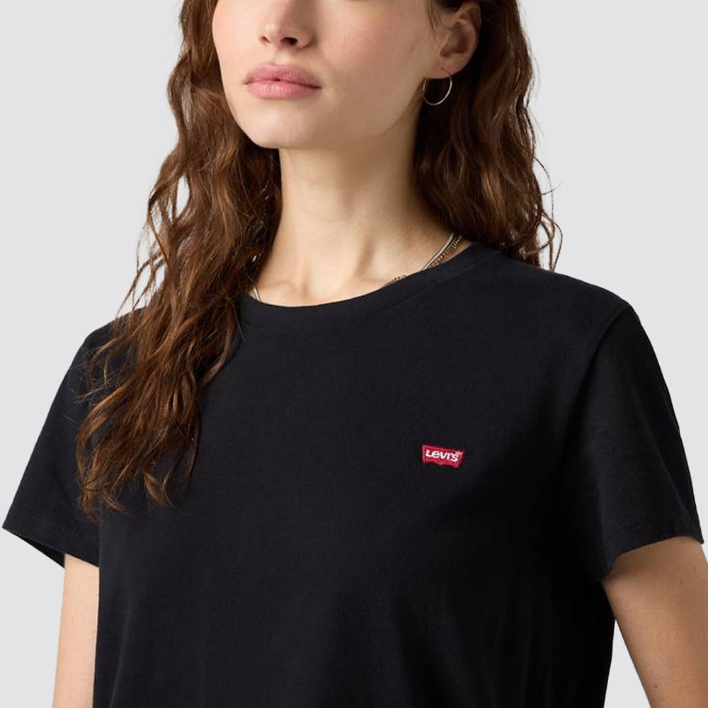 T-shirt donna levi's the perfect tee nera