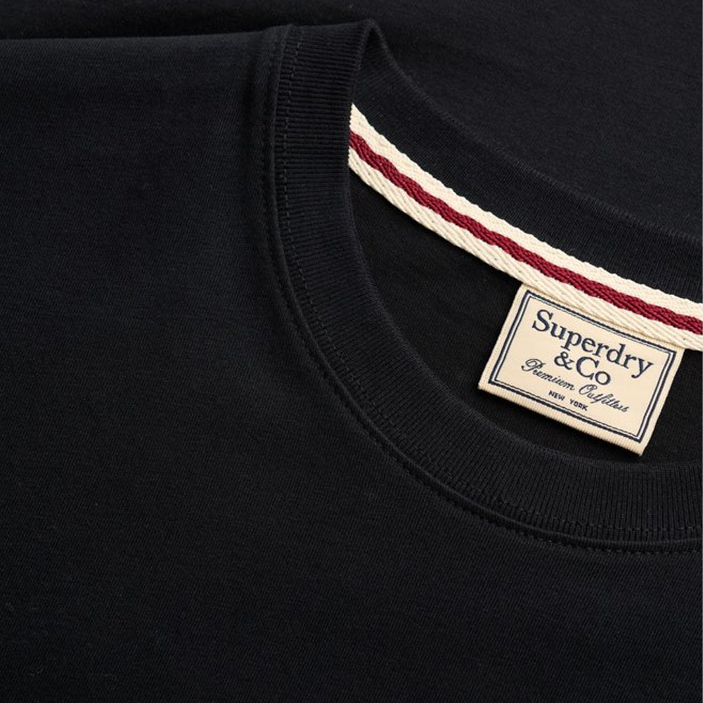T-shirt essential sd&co superdry uomo con logo ricamato