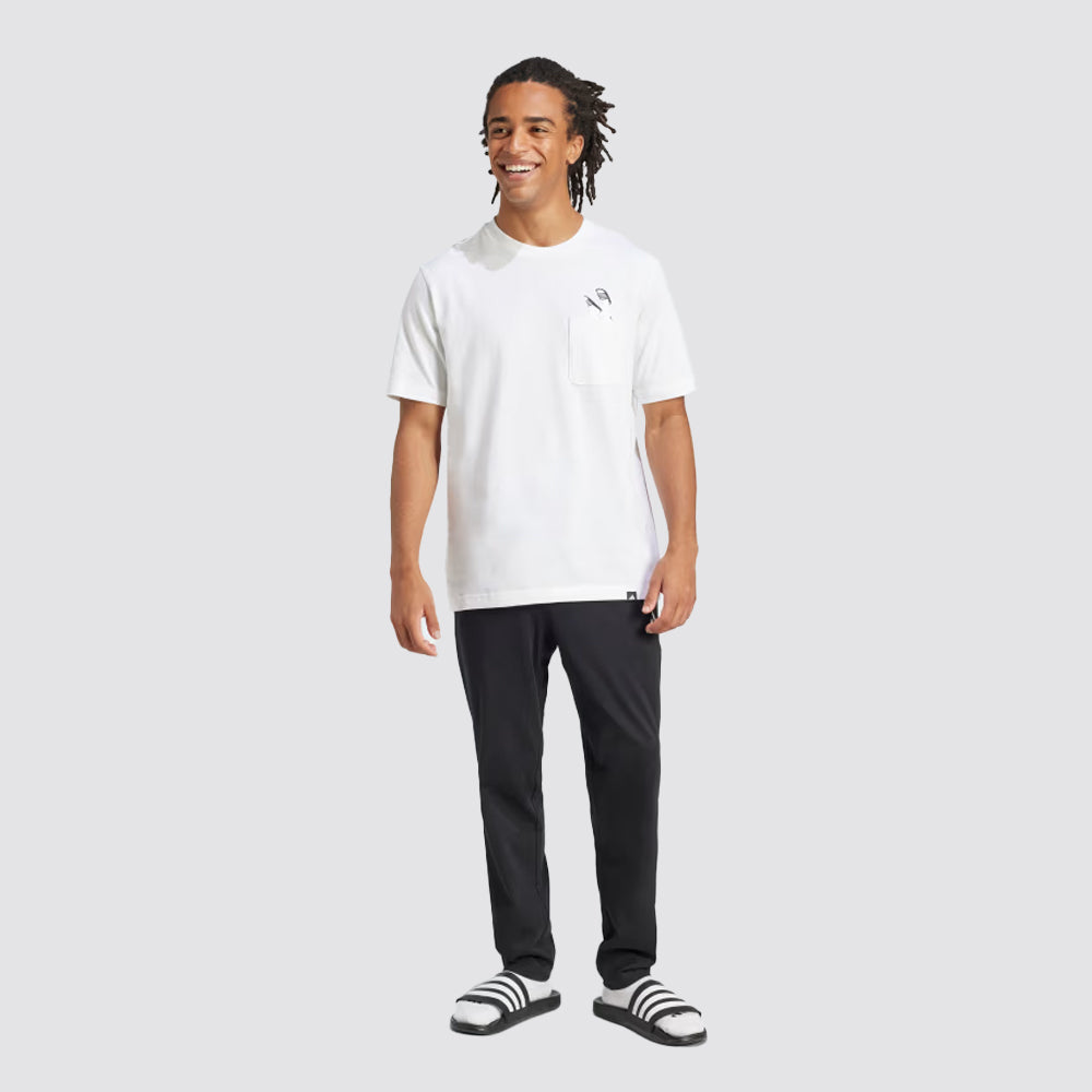 T-shirt lounge slides graphic pocket jc5282
