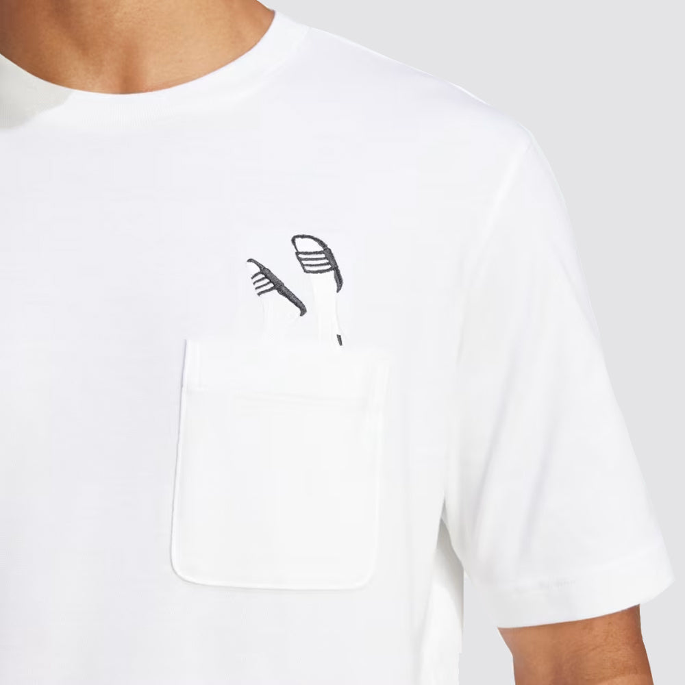 T-shirt lounge slides graphic pocket jc5282