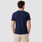 T-shirt uomo 100% cotone doppio collo
