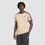 T-shirt uomo cotone 3 strisce girocollo