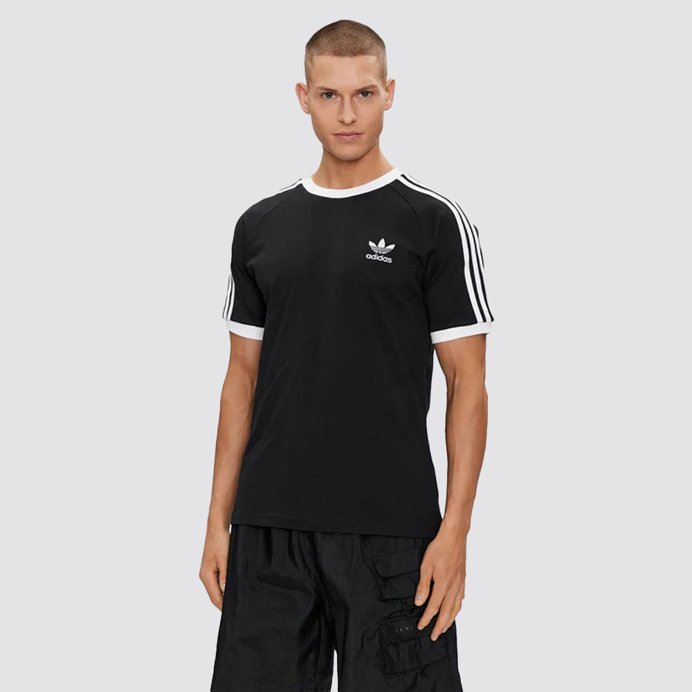T-shirt uomo cotone 3 strisce girocollo