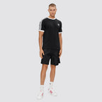 T-shirt uomo cotone 3 strisce girocollo