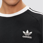 T-shirt uomo cotone 3 strisce girocollo