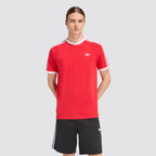T-shirt uomo cotone 3 strisce girocollo