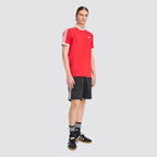 T-shirt uomo cotone 3 strisce girocollo