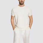 T-shirt uomo cotone basic tinto old