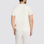 T-shirt uomo cotone basic tinto old