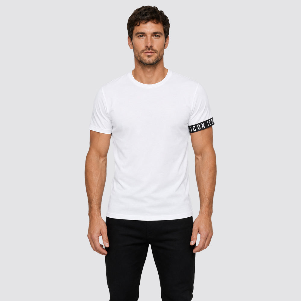 T-shirt uomo cotone stretch girocollo