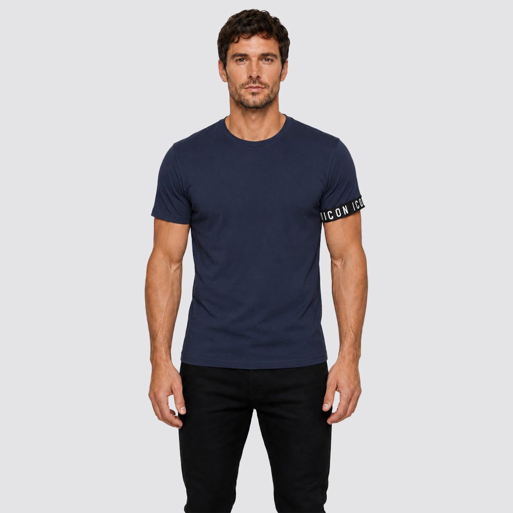 T-shirt uomo cotone stretch girocollo