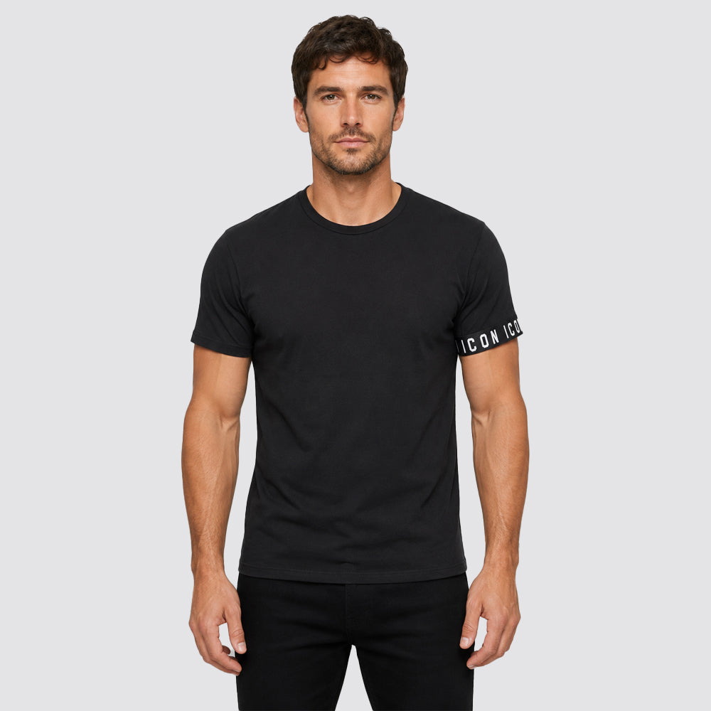 T-shirt uomo cotone stretch girocollo