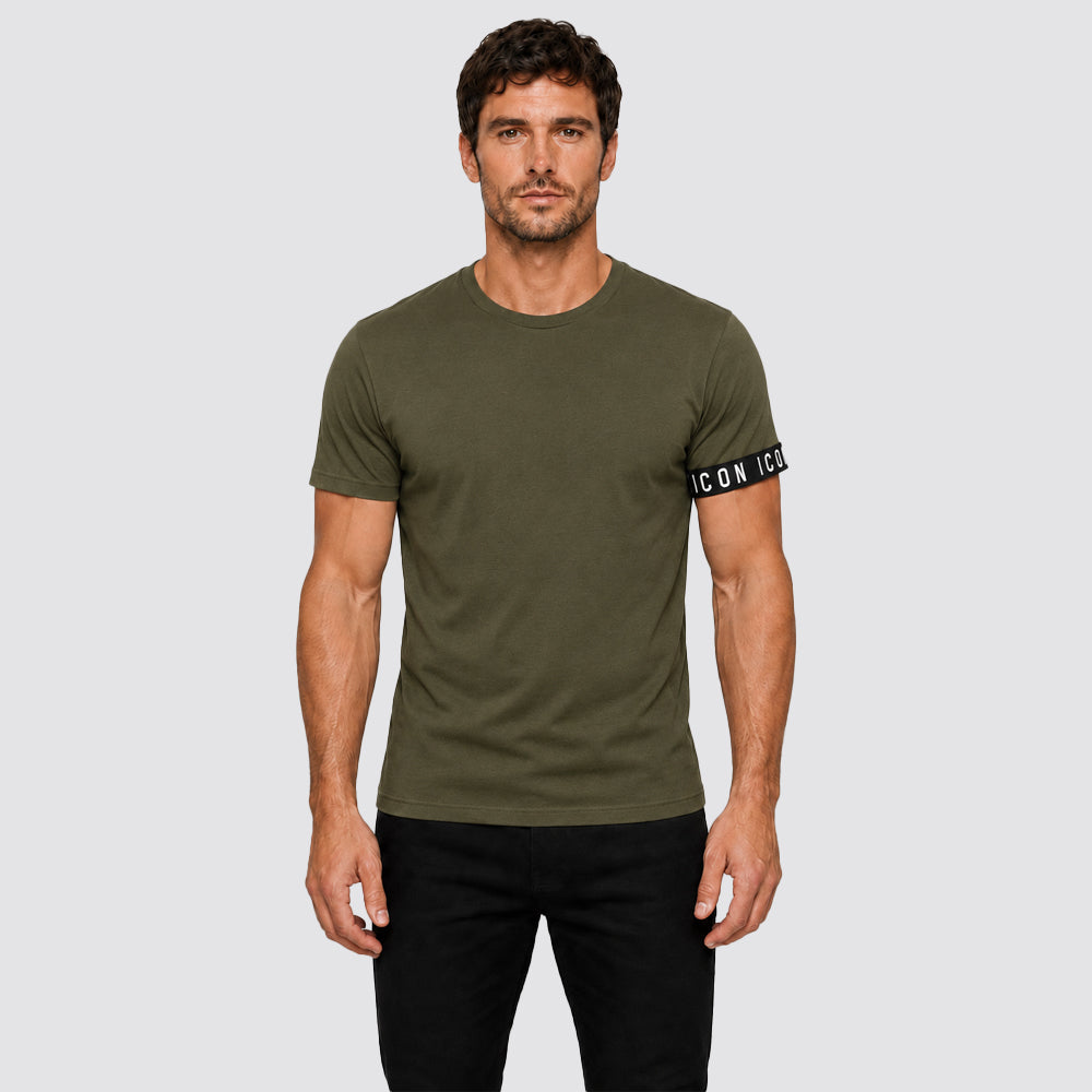T-shirt uomo cotone stretch girocollo