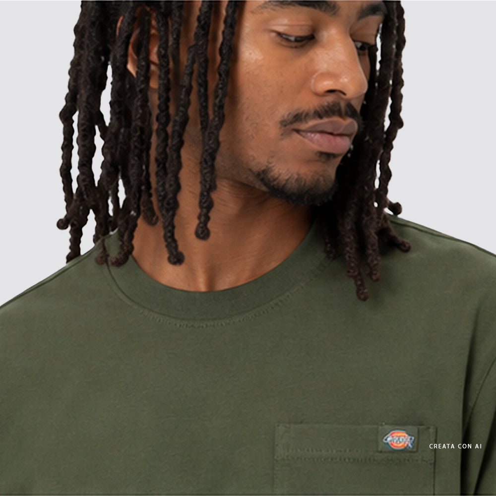 T-shirt uomo dickies luray con taschino