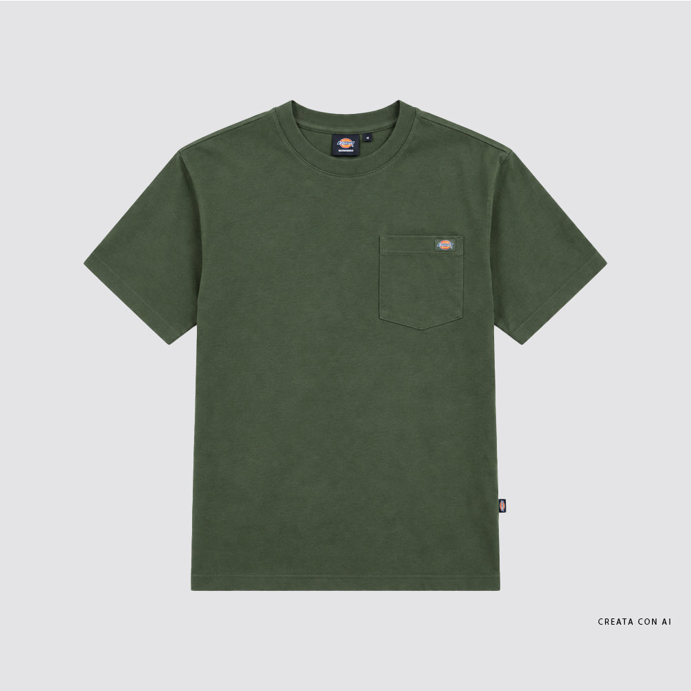 T-shirt uomo dickies luray con taschino
