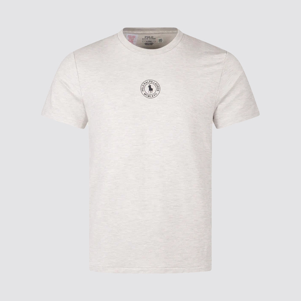T shirt uomo girocollo logo frontale manica corta