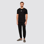 T shirt uomo girocollo logo frontale manica corta