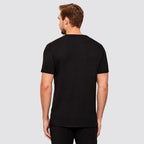 T shirt uomo girocollo logo frontale manica corta