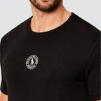 T shirt uomo girocollo logo frontale manica corta