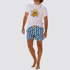 T-shirt uomo jersey stampa cocktail club