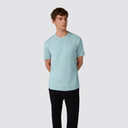 T shirt uomo logo frontale stile casual regular