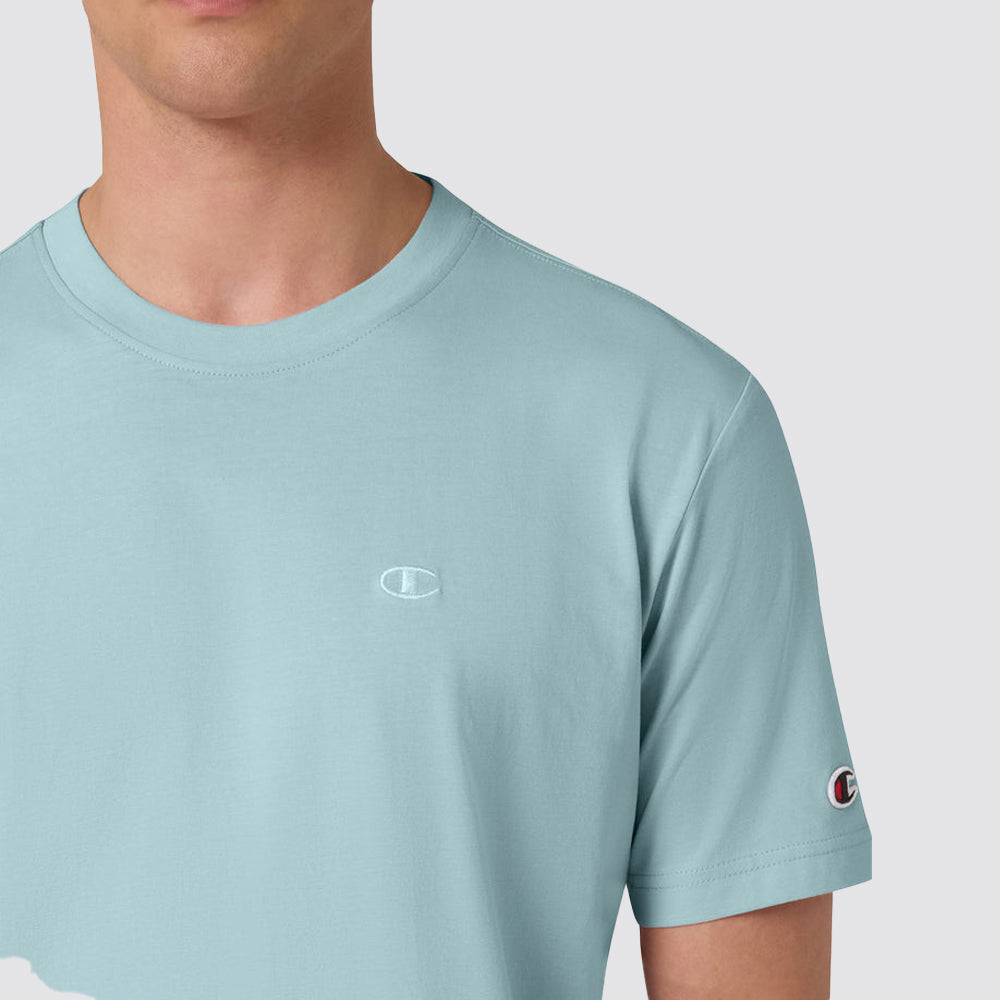 T shirt uomo logo frontale stile casual regular