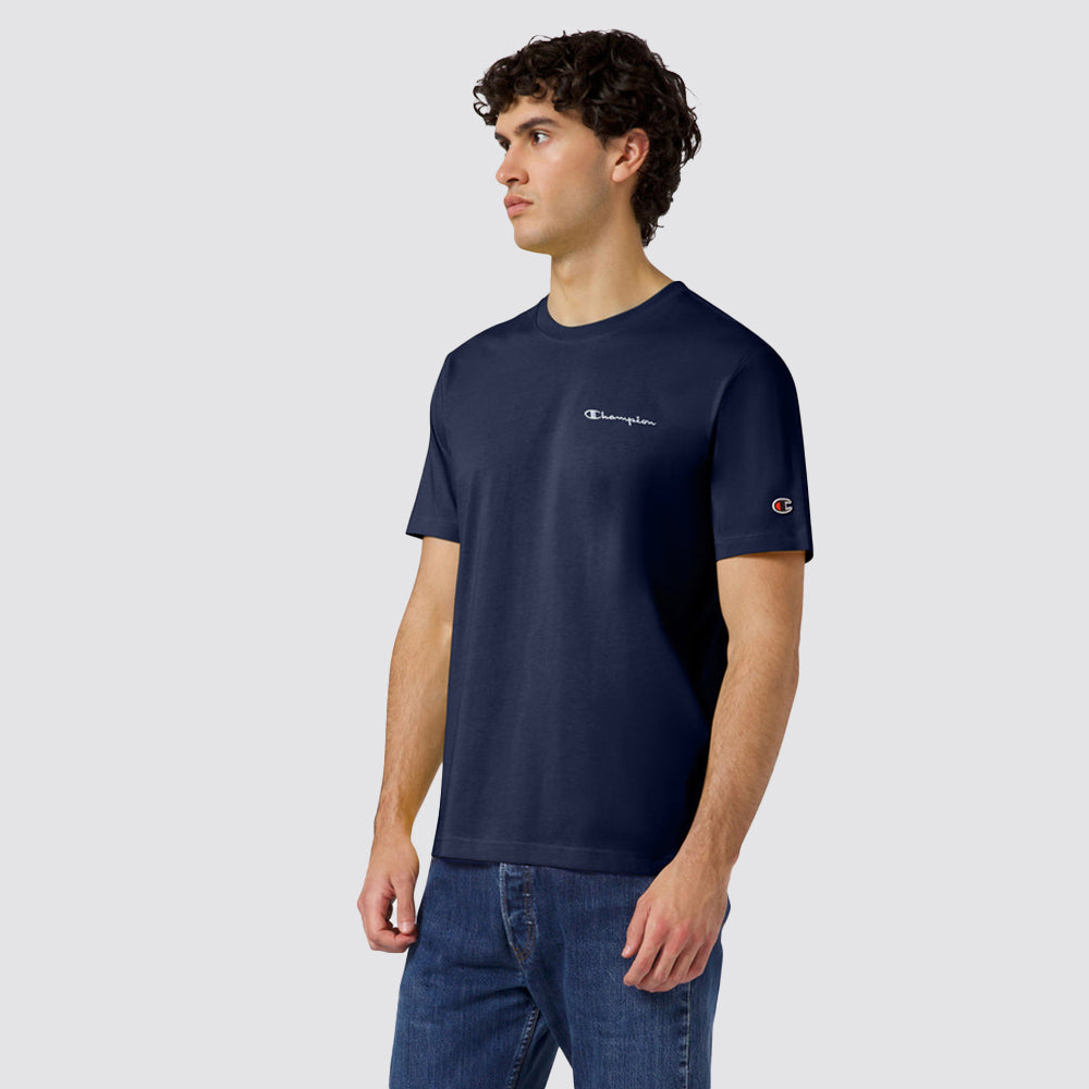 T-shirt uomo logo ricamato casual vestibilitÀ regular