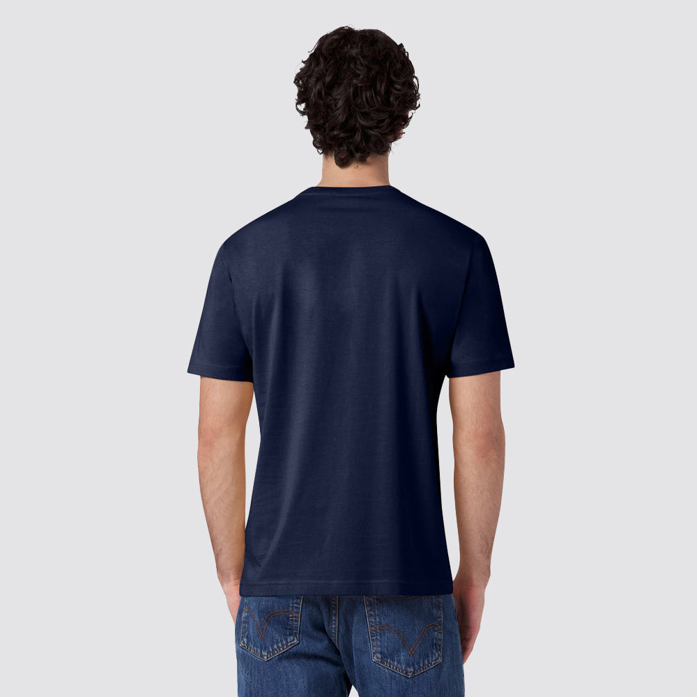 T-shirt uomo logo ricamato casual vestibilitÀ regular
