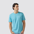 T-shirt uomo logo ricamato casual vestibilitÀ regular
