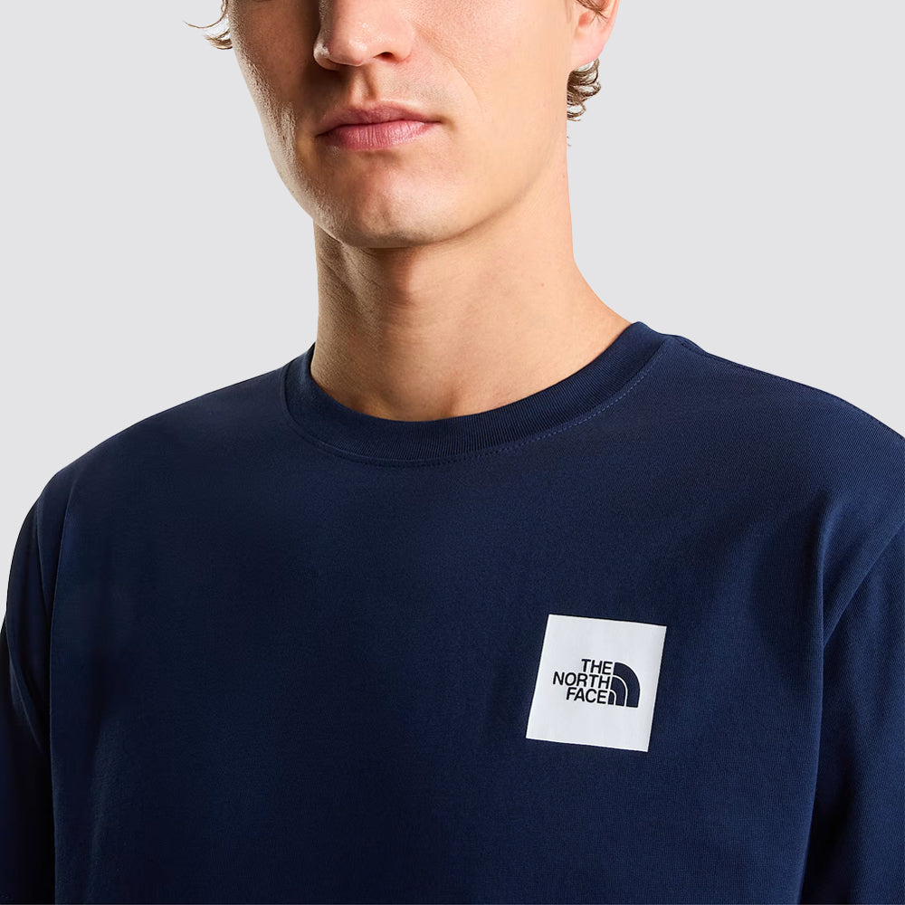 T-shirt uomo the north face evolution box half dome blu