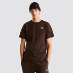 T-shirt uomo the north face evolution simple dome marrone