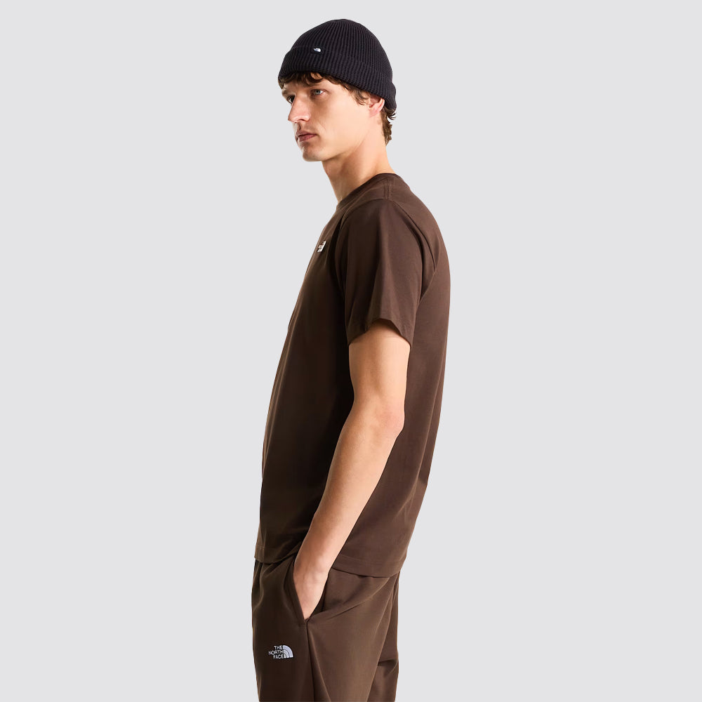 T-shirt uomo the north face evolution simple dome marrone