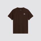 T-shirt uomo the north face evolution simple dome marrone