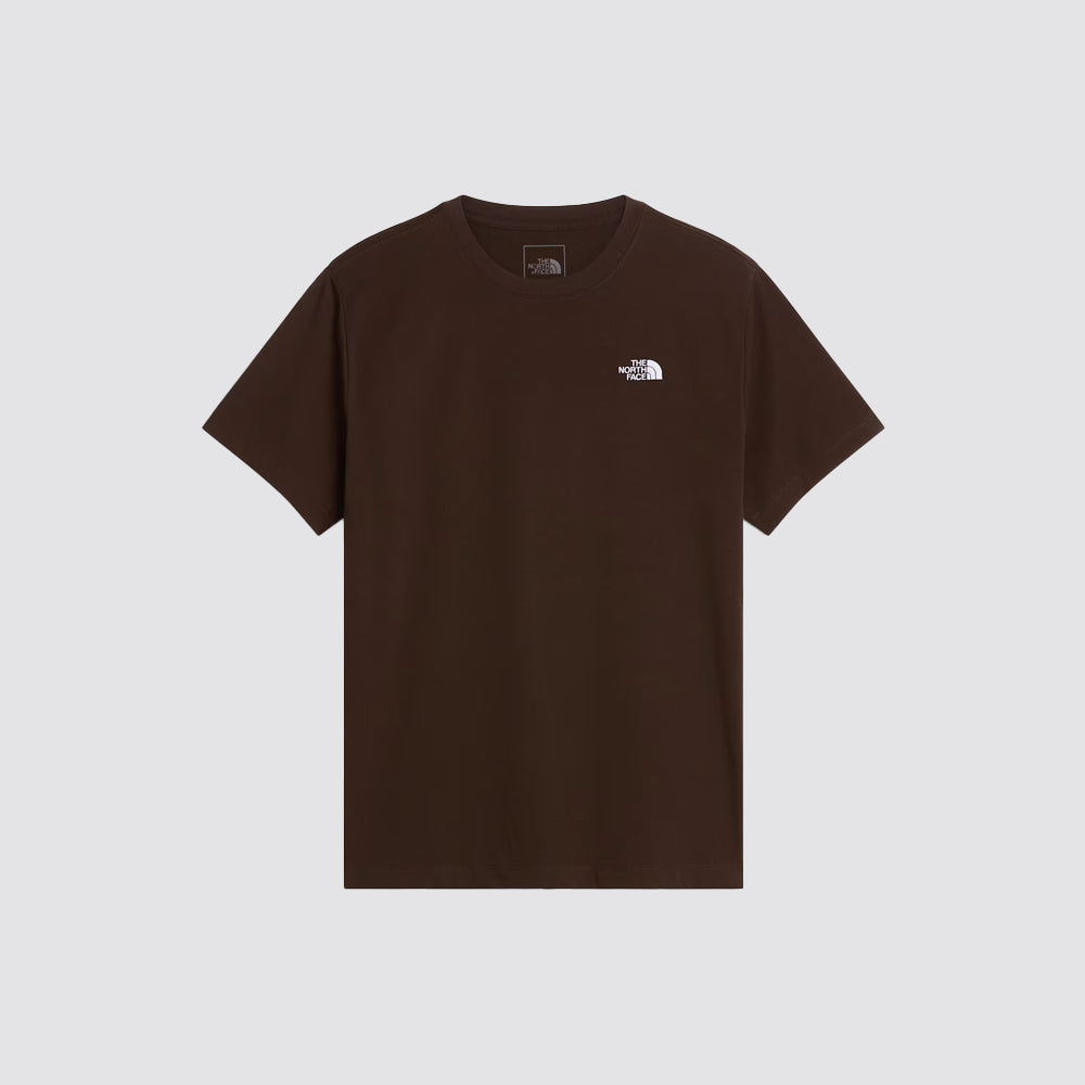 T-shirt uomo the north face evolution simple dome marrone