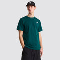 T-shirt uomo the north face evolution simple dome petrolio
