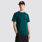 T-shirt uomo the north face evolution simple dome petrolio