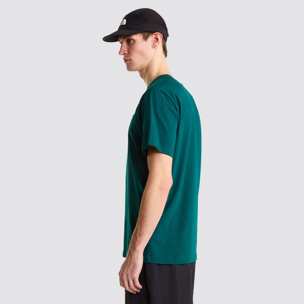 T-shirt uomo the north face evolution simple dome petrolio