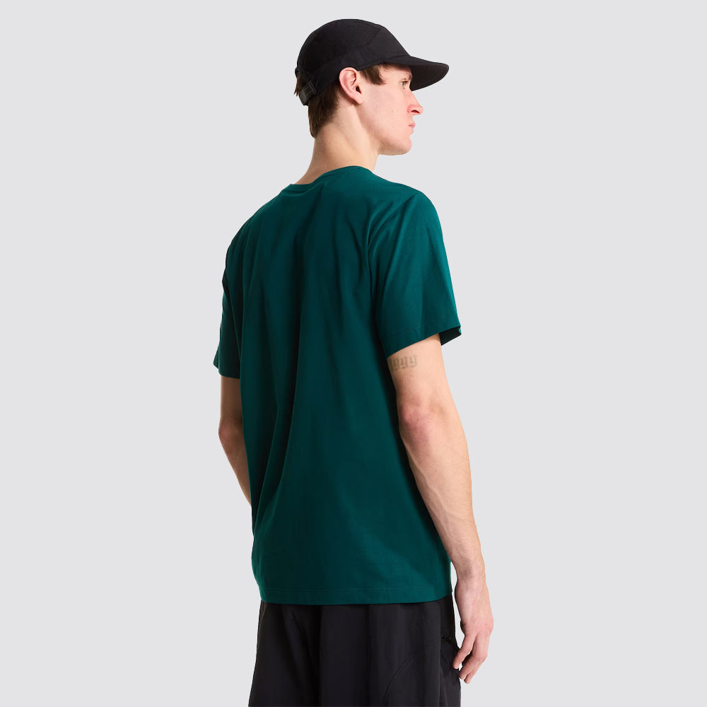 T-shirt uomo the north face evolution simple dome petrolio