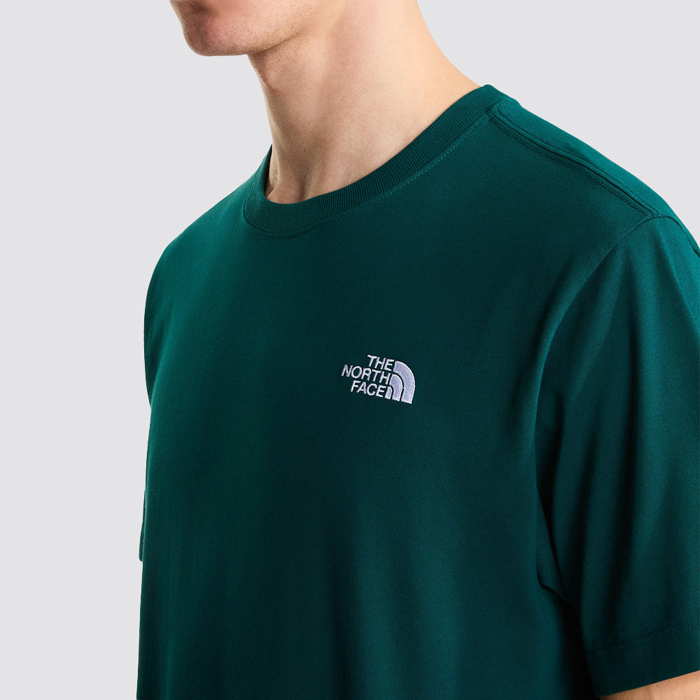 T-shirt uomo the north face evolution simple dome petrolio