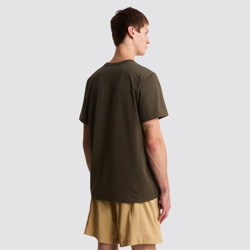 T-shirt uomo the north face evolution simple dome verde